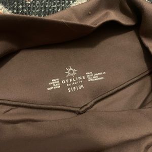 Brown aerie offline 7/8 leggings. Great condition
